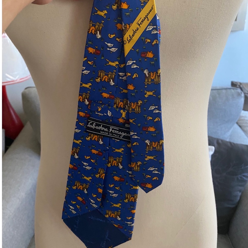 Authentic Salvatore Ferragamo Necktie